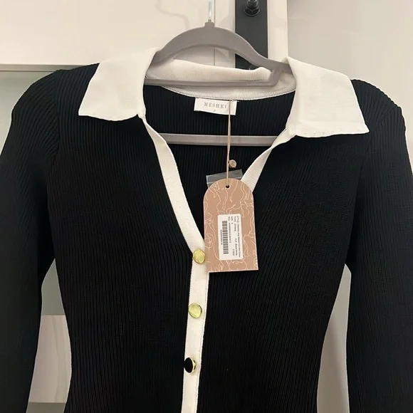 NEW Meshki Long sleeve knit dress - Picture 5 of 8